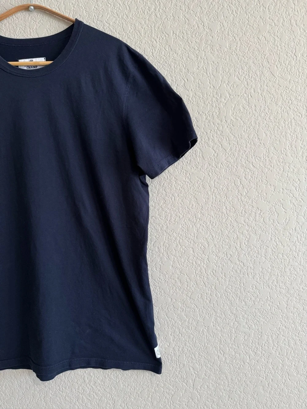 Reigning Champ Navy Blue Tee Shirt Large